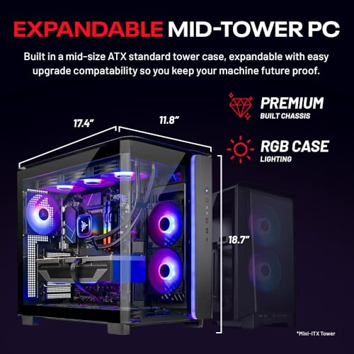 Skytech Gaming King 95 Desktop PC, Ryzen 9 9900X3D 4.4 GHz (5.5GHz), NVIDIA RTX 5070 Ti 16GB, 2TB Gen4 NVMe SSD, 64GB DDR5 RAM 6000 RGB, 850W Gold PSU, 360mm ARGB AIO, Wi-Fi, Win 11 - Image 7