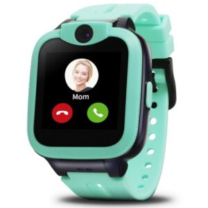 Easyfone KW2 4G Kids Smart Watch Phone | Smartwatch for Kids with Calling, Text, GPS & Activity Track | Parent App & SOS Button | Children’s Phone Alternative and No Social Media (Green)