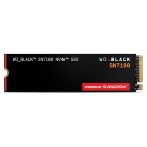 WD_Black SN7100 4TB NVMe SSD – Gen4 PCIe, M.2 2280, Up to 7,000 MB/s Read Speed, Up to 6,700 MB/s Write Speed, Next Gen TLC 3D NAND, for Laptops, Handheld Gaming Devices – WDS400T4X0E