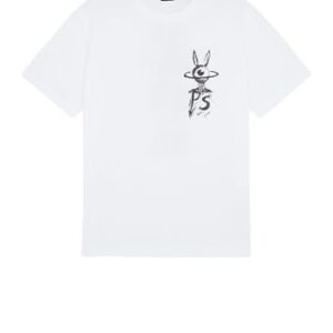 PS Paul Smith Mens REG FIT T Shirt PS Eye,White,L