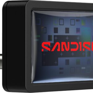 SANDISK 128GB Extreme Fit USB-C Flash Drive – Up to 400MB/s Read speeds, USB 3.2 Gen 1, USB Type-C – Plug-and-Stay Storage – Black – SDCZ530-128G-G46