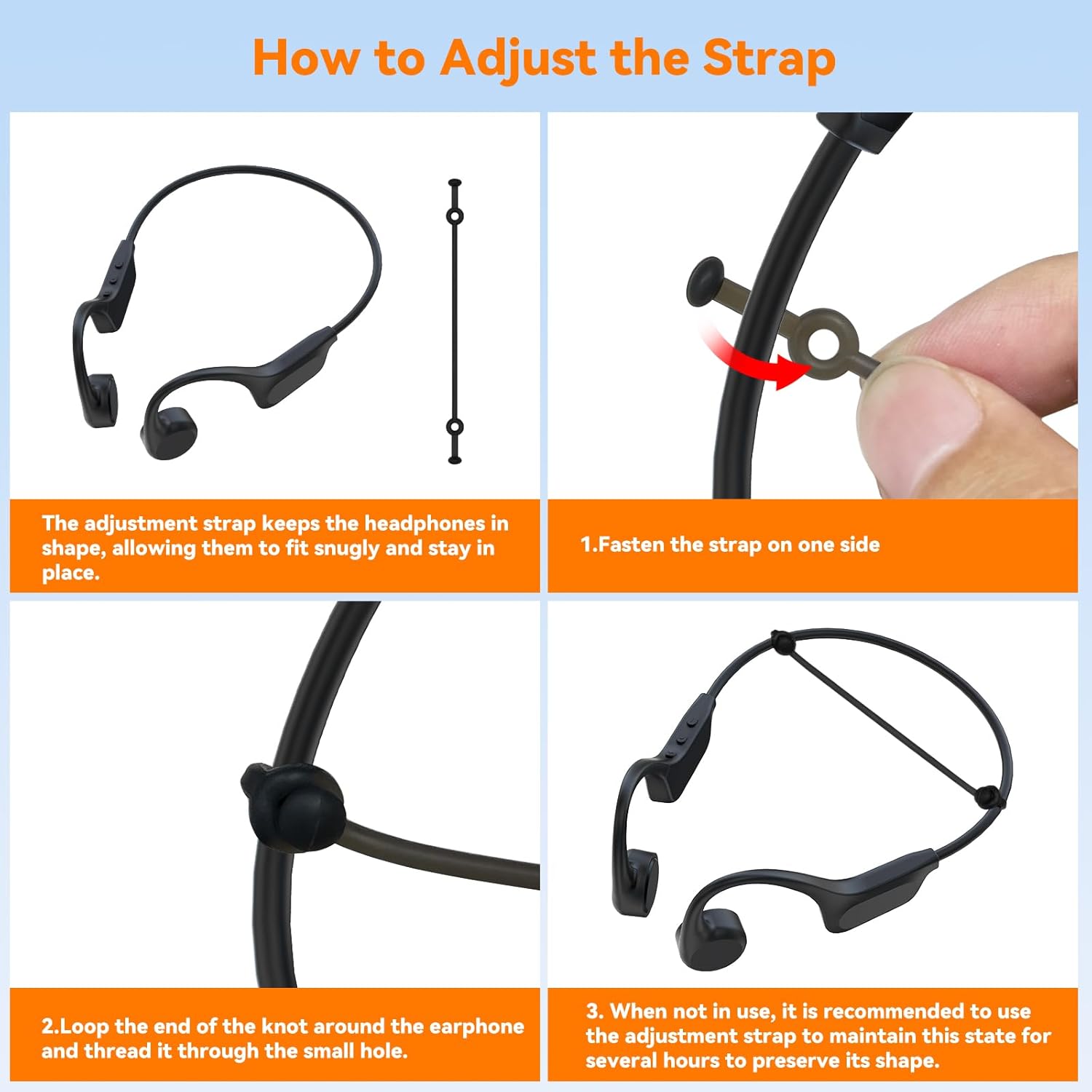 Bone Conduction Bluetooth Headphones, IP68 Waterproof Swimming Headphones with 32GB MP3 Player, Lightweight Open Ear Design for Swimming/Surfing/Marathon/Cycling(Purple) - Image 8