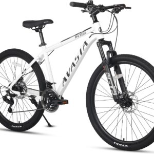 AVASTA AV300 26 27.5 inch Mountain Bike with 21-Speed，Aluminum Frame, Dual Disc Brake, Comfortable Saddle,Multiple Colors