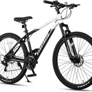 AVASTA Earth 26 27.5 inch Mountain Bike with 21-Speed，Aluminum Frame, Dual Disc Brake, Comfortable Saddle,Multiple Colors