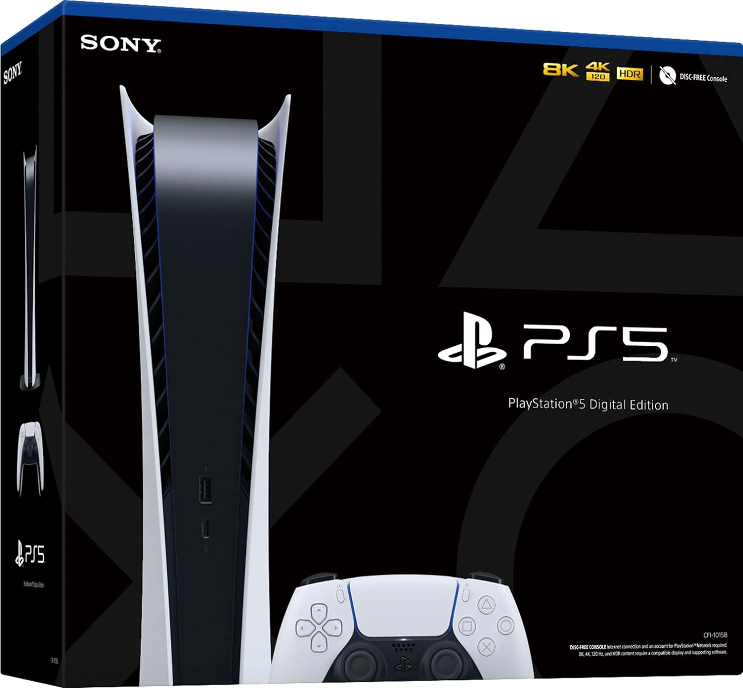 Plays-tation 5 Digital Edition PS-5_ Gaming (Disc Free) Console - M.K.D. (Renewed) - Image 3