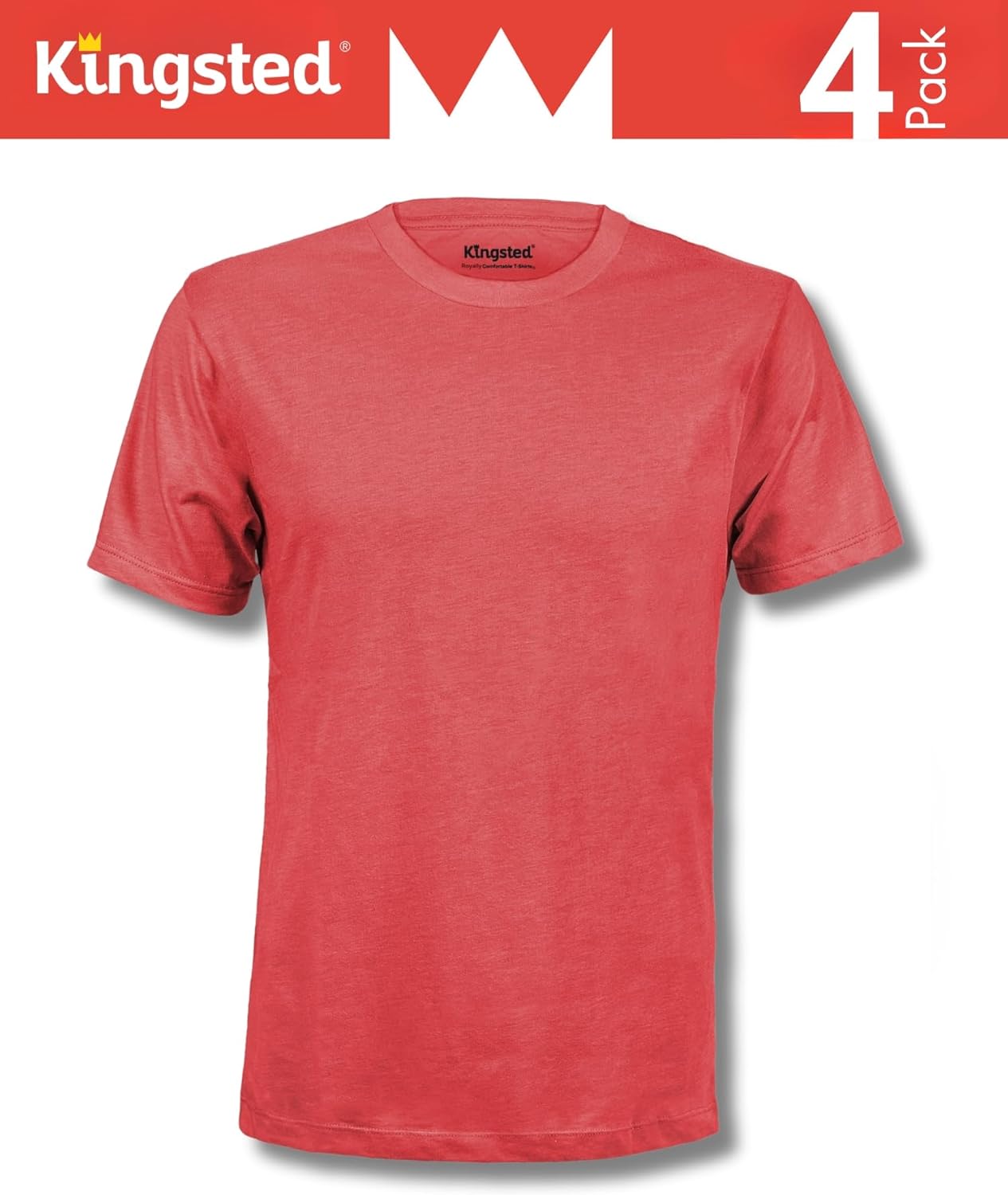 Kingsted T-Shirts for Men Pack - Royally Comfortable - Super Soft Premium Fabric - Well-Crafted Classic Tee - Image 4
