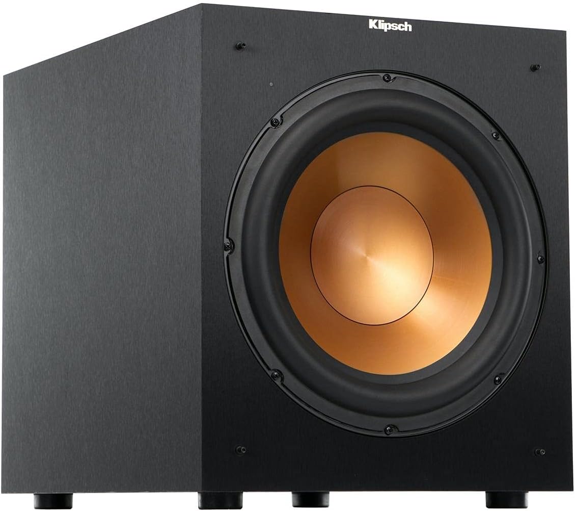 Klipsch Reference R-52C Center Channel Home Speaker, Black Bundle with R-52C Center Speaker, R-12SW 12" 400W Powered Subwoofer, R-41M Bookshelf Speakers, 5.2-Channel 8K Receiver - Image 3