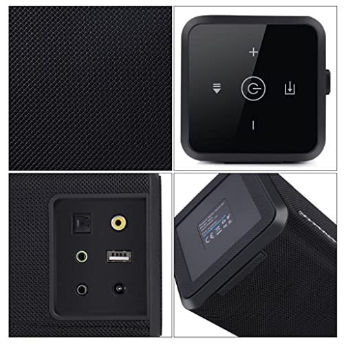 CZCZC 100W Touchable Sound Bar Home Theater 2.0 Sound System TV Speaker Support Optical AUX Sound Bar Subwoofer - Image 6