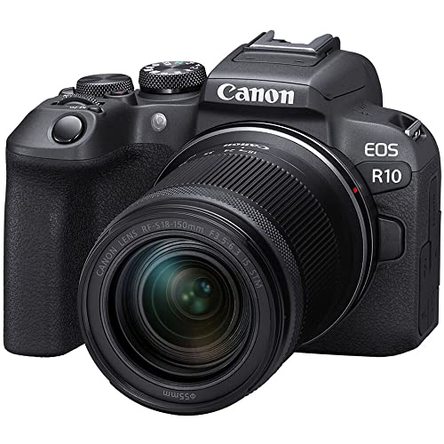 Canon EOS R10 Mirrorless Camera Kit | 24.2MP APS-C Sensor with RF-S 18-150mm Lens | 4K Video Dual Pixel AF Compact Travel Photography (5331C016) + Canon RF 50mm f/1.8 STM Lens + 64GB Card + Bag - Image 2