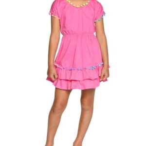 Peixoto Girls Nissi Dress, S Haute Pink
