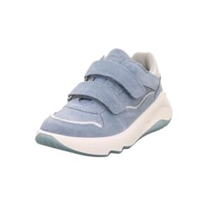 superfit Girls Sneaker, Blue Silver 8010, 8 Big Kid