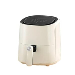 Food essentials and family helpers Smart Air Fryer Oil-free Electric Fryer Household Electric Fryer Air Fryer Air Fryer Accessories Smart assistant Enjoy life (Color : White, Size : UK)