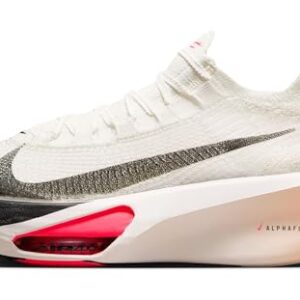 Nike Men’s Alphafly 3 Competition Road Running Shoes, Sail Black Crimson Tint Guava Ice, 14