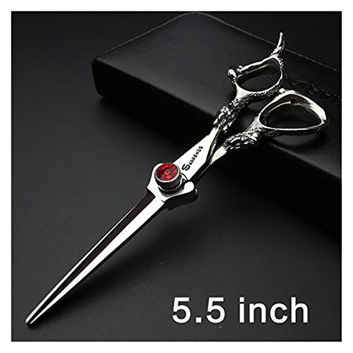 Shears for Hair Cutting Barber Scissors, Hairdressing Scissors, Beauty Scissors, Special for Hairdressers Hair Cutting Kit (Color : 2PCSsilvery) (Marfíl) (Azul Oscuro b) (Marrón B) - Image 2