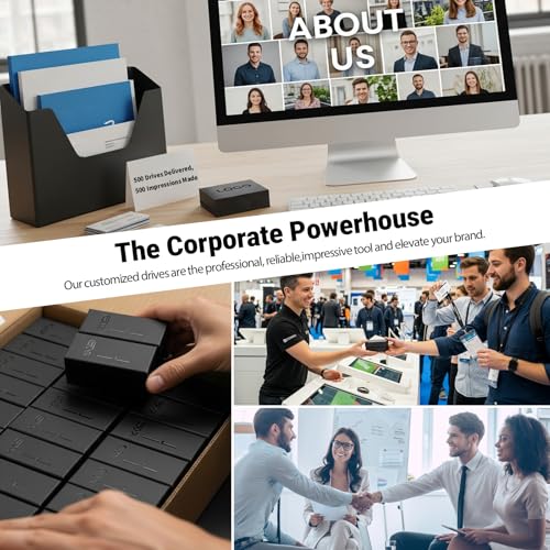 Custom USB Flash Drive, Personalized USB Thumb Drive Memory Stick, Portable Swivel USB Pen Drive High Speed U Disk for External Data Storage (128GB,100PCS) - Image 9