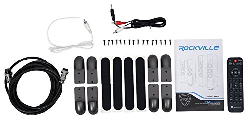 Rockville All-in-one Bluetooth Home Theater/Karaoke Machine System w/(2) Mics - Image 9