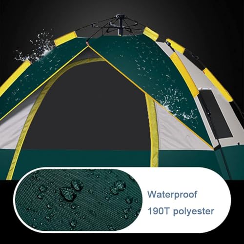 Pop-Up Beach Tent Sun Shelter for 2-3 Person, Waterproof & UV Protection, Lightweight Instant Tent for Family Trip, Hiking, Picnic, and Party (Blue, 1 Door) - Image 4