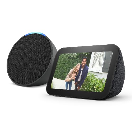 Echo Pop and Echo Show 5 (3rd Gen) | Echo Smart Speaker + Smart Display Bundle - Image 4