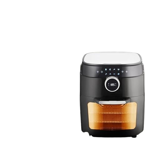 Food essentials and family helpers Smart Air Fryer Oil free Electric fryer Air Fryer Oil free Convection Oven Kitchen Hot Potato Air fryer 12L 1800W Smart assistant Enjoy life (Color : Black, Size : - Image 2