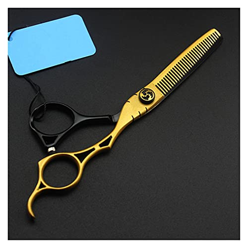FGDIUCV Hair Clippers Shears for Hair Cutting 6 Inch Barber Scissors, Hair Salon, Flat Scissors, Blonde Hairdressing Scissors, Beauty Scissors, Thinning Scissors Hair Cutting Kit - Image 7