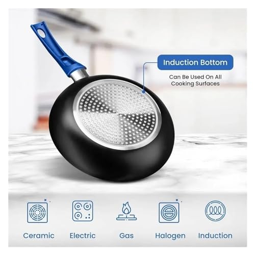 THJKUPO Chef's Pots And Pans Set Kitchen Cookware Sets Nonstick Aluminum Cooking Essentials 11 Pieces - Image 2