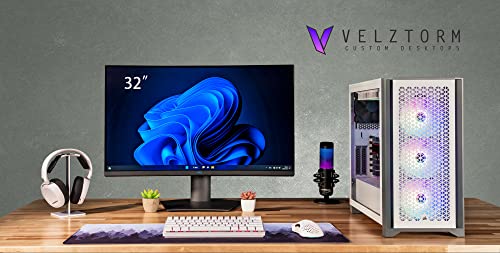 Velztorm White Armix Prebuilt Gaming Desktop PC (AMD Ryzen 9 7900X 12-Core 4.7GHz, Radeon RX 6900 XT 16GB, 32GB DDR5, 512GB PCIe SSD + 2TB HDD (3.5), 240mm AIO, 1000W PSU, Killer WiFi 6E, Win10Pro) - Image 2