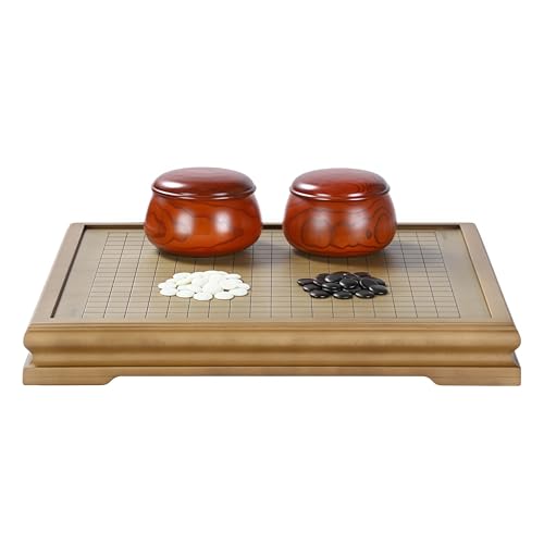 Top Natural Crystal Jade Go Board Game Set, Solid Wood Chessboards, Go Game - Weiqi, Wei Qi, Chinese Decor & Gifts, Chinese New Year Decor (Jujube Wood jar) - Image 9