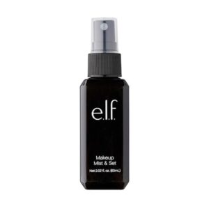 e.l.f. Makeup Mist & Set – Small, Lightweight, Long Lasting, All-Day Wear, Revitalizes, Refreshes, Hydrates, Soothes, Infused with Aloe, Green Tea and Cucumber, 2.02 Fl Oz