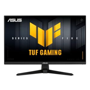 ASUS TUF Gaming Series 5 24” 1080P Gaming Monitor (VG249QM5A) – Full HD, Fast-IPS, 240Hz, 0.3ms, G-SYNC Compatible, FreeSync Premium, Extreme Low Motion Blur Sync, 99% sRGB, Gaming AI, 3 yr Warranty