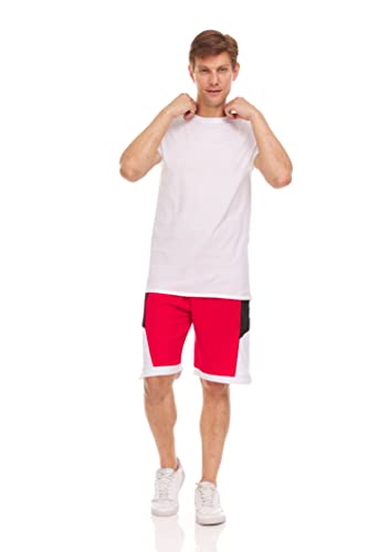 BILLIONHATS Men’s Cotton T-Shirt 6 Pack, Big Tall Short Sleeve Lightweight Tees for Men, Packs of Bulk White & Black T-Shirts (6X-Large) - Image 4