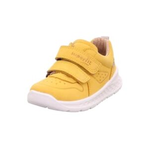Superfit Boy’s Low-Top Sneakers Trainer, Yellow White 6010, 12 Little Kid