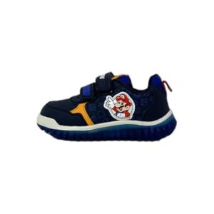 Geox B Lightyloo Boy C, Children’s Sneakers, Navy royal blue, 9