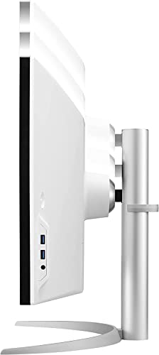 LG 49WQ95C-W 49 Inch 32:9 Curved UltraWide DQHD (5120 x 1440) Nano IPS Monitor, NVIDIA G-SYNC Compatible & AMD FreeSync Premium Pro, HDMI 2.1 & USB Type-C (90W PD), Tilt/Height/Swivel Adjustable - Image 5