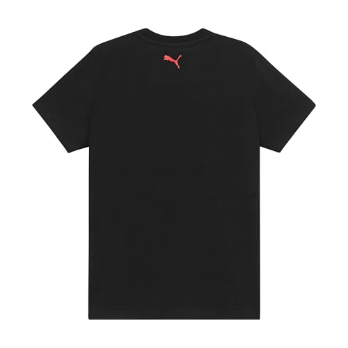 Puma Boy's 2PC Short Sleeve Tee & Sock Set, Black/Red, XL - Image 3