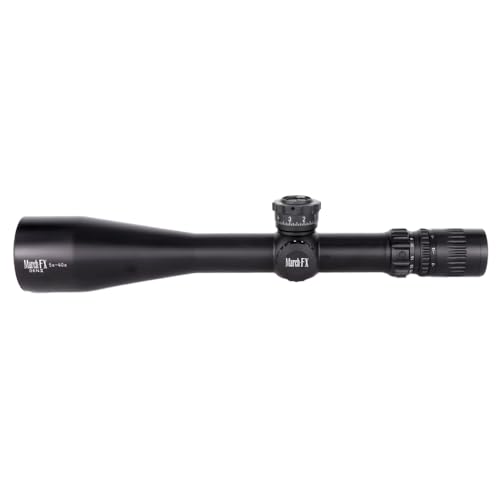 March Scopes FX-Tactical 5-40x56 Gen II Black Rifle Scope w/FMA-2 Reticle - FFP Tactical Riflescope with 1/8 MOA Click Adjustments, Lockable Turrets, & Fast Focus Eyepiece (D40V56FMA8-G2-FMA-2) - Image 4