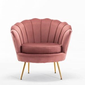 ONMYJFD Golden Iron Metal Velvet Royal Sofa Dressing Chair Coffee Living Room Garden Sofa Set Furniture