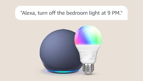 Echo Dot with Amazon Basics Smart Color Bulb - Image 7