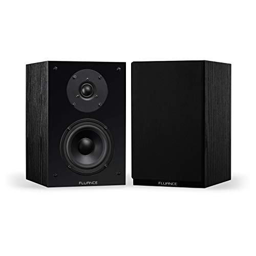 Fluance Elite High Definition Compact Surround Sound Home Theater 5.0 Channel Speaker System Including 2-Way Bookshelf, Center Channel and Rear Surround Speakers - Black Ash (SX50BC) - Image 2