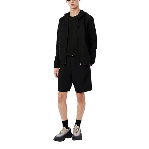 Lacoste Men's Regular Fit Cotton Jersey Blend T-Shirt, Black, 4X-Large - Image 3