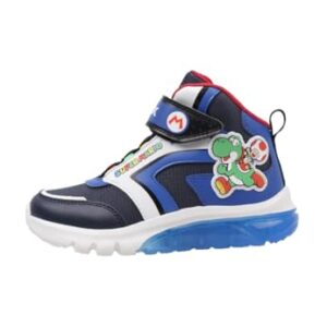 Geox J Ciberdron Boy J, Sneakers Kids, Navy royal blue, 10