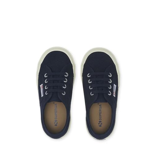 Superga 2750 JCOT Classic, Unisex Kids' Low-Top Sneakers, Blue (933), 9.5 UK Child - Image 4