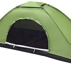 Sutekus Tent Camouflage Patterns Camping Tent Backpacking Tent for Camping Hiking 【Outdoor Equipment】 (Single – Green)