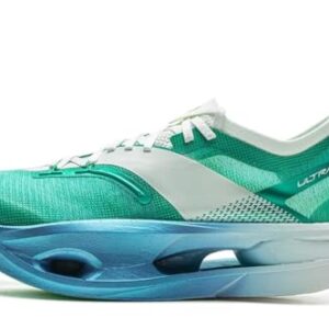 LI-NING FEIDIAN 5 Ultra Men’s Running Shoes Boom Fiber Reflective Lightweight Breathable Racing Sneakers Pool Green US 9