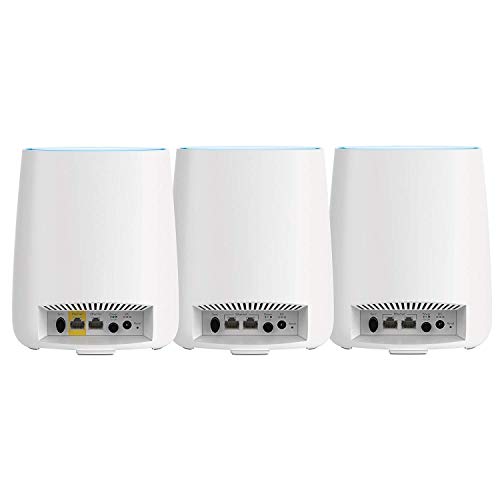 Netgear Netgear Orbi RBK753 - Wi-Fi System (Router, 2 Extenders) - Up to 7,500 Sq.ft - Mesh - GigE, 802.11ax - 802.11a/b/g/n/ac/ax - Tri-Band - RBK753-100NAS (Renewed) - Image 2