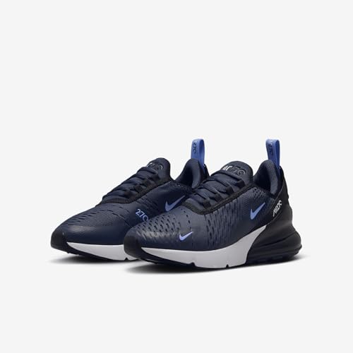 Nike Air Max 270 Little Kids' Shoe (AO2372-408, Thunder Blue/Black/White/Royal Pulse) Size 1 - Image 5