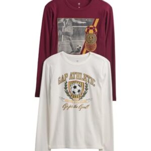 GAP Boys Short Sleeve Logo Tee T-Shirt Sport1 Medium