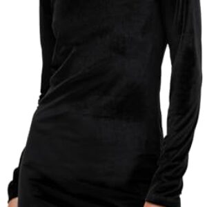 AllSaints Women’s Regina Velvet Dress, Black