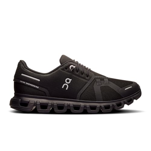 On Womens, Cloud 6 Black/Black 10 Medium