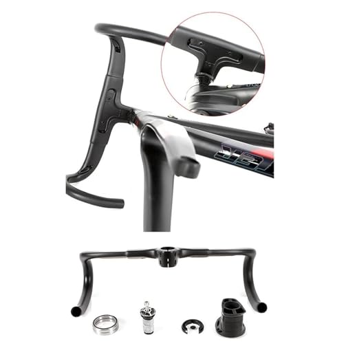 KLYso for 700C Wheel Road Bike Racing Frameset Carbon Discoloration Frame 45/48/51/54CM EPS BB86 Disc Brake Bicycle Frame Thru Axle(Red,51CM) - Image 6