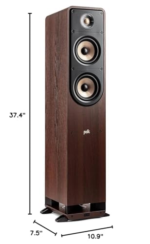 Polk Audio Signature Elite ES50 Hi-Fi Floorstanding Speakers - Pair (Walnut) - Image 10